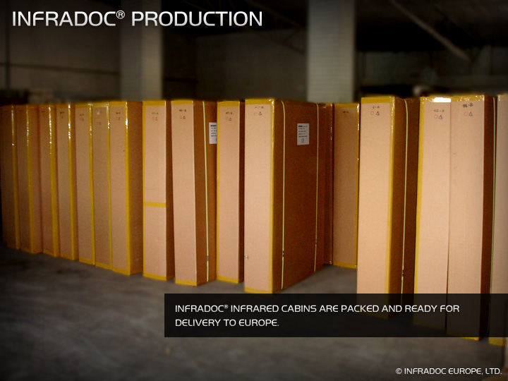 INFRADOC infrared sauna production