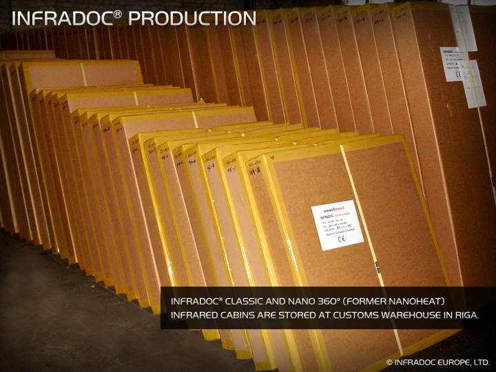 INFRADOC infrared sauna production
